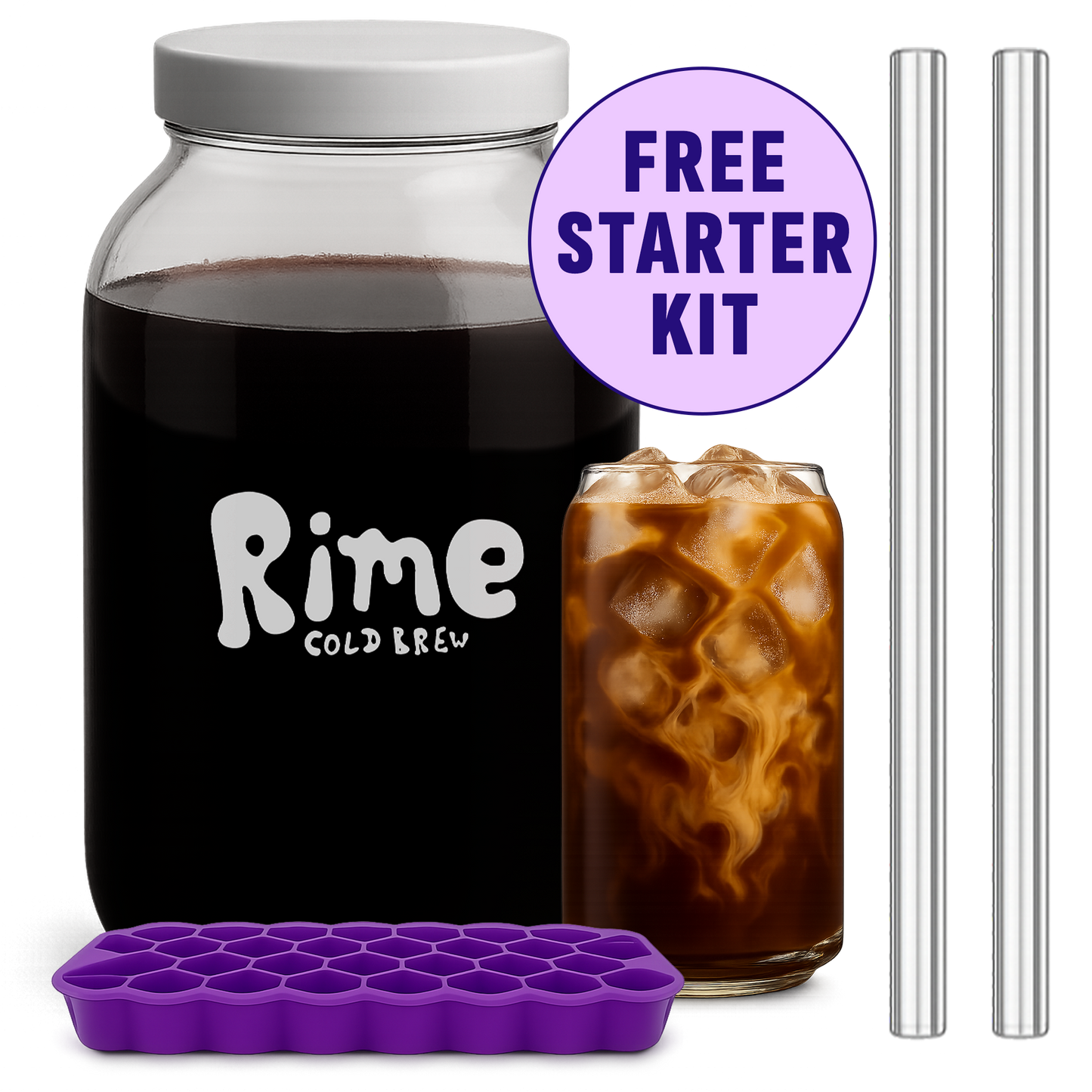 Cold brew starter kit items