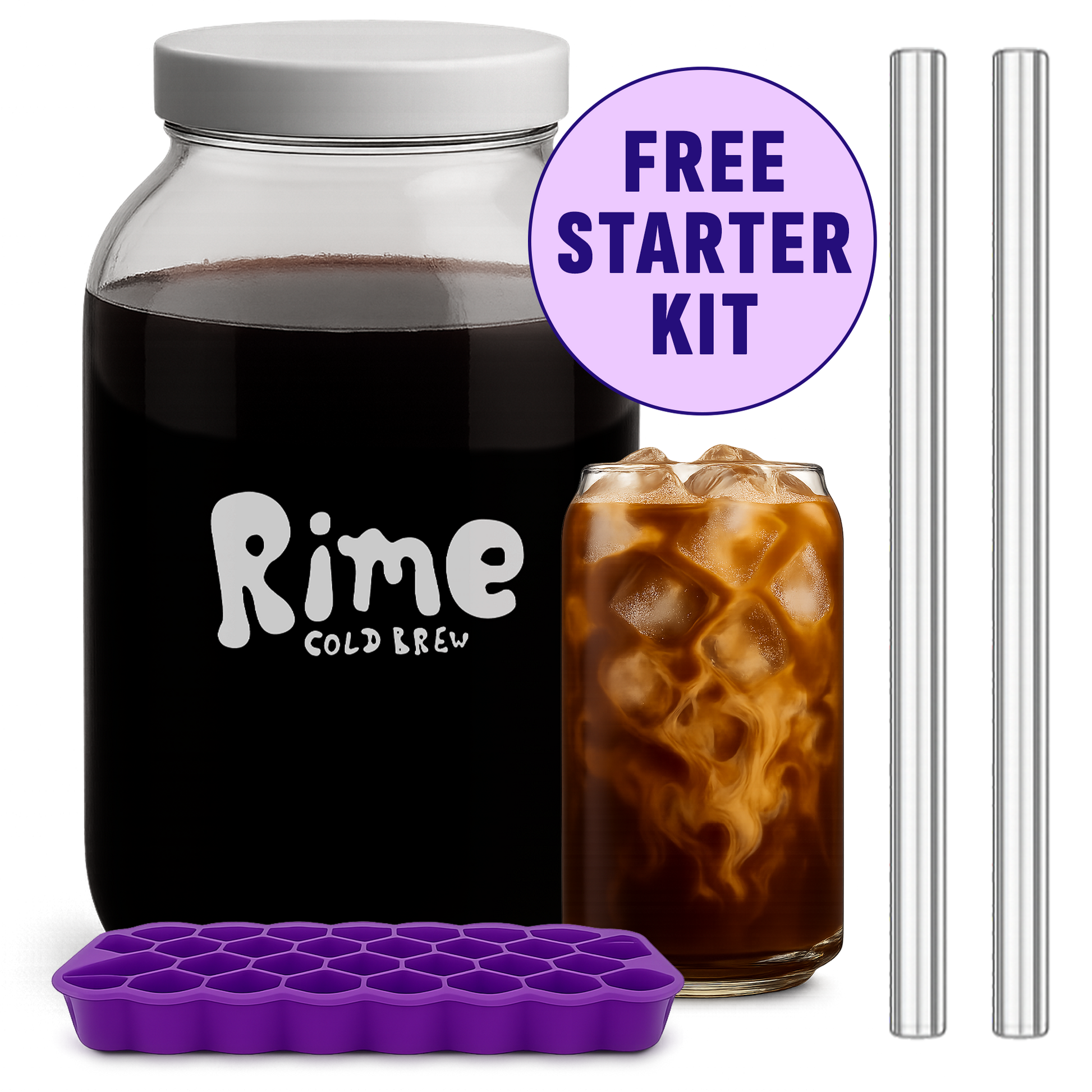 Cold brew starter kit items